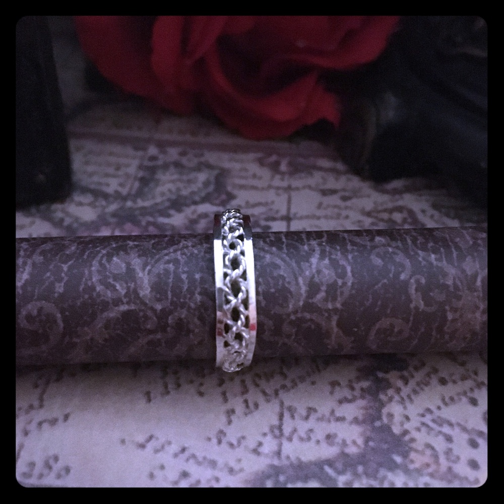 Silver Rope Ring
